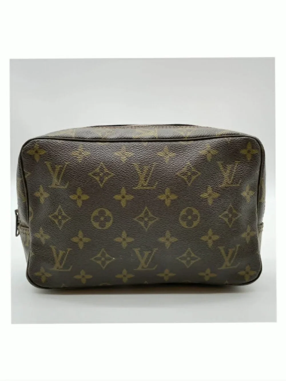 Louis Vuitton Trousse Toilette 23 Monogram Canvas Cosmetic Pouch Bag 2 Pcs